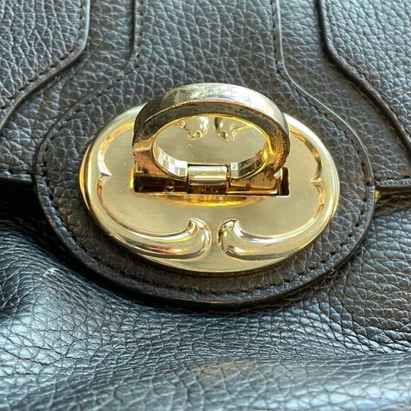 Emma Fox Purse Black Genuine Leather Saddle Bag Preppy Handbag Shoulder Bag - Picture 11 of 16